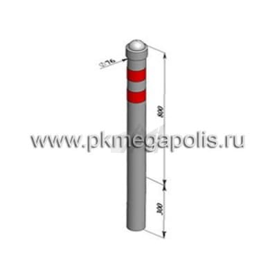 купить столбик парковочный бетонируемый АБ-76/1080 в Грозном