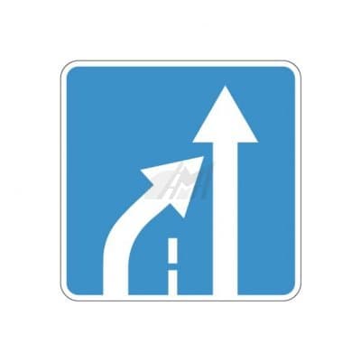 купить дорожный знак 5.15.5д, 5.15.6д Конец полосы в Грозном